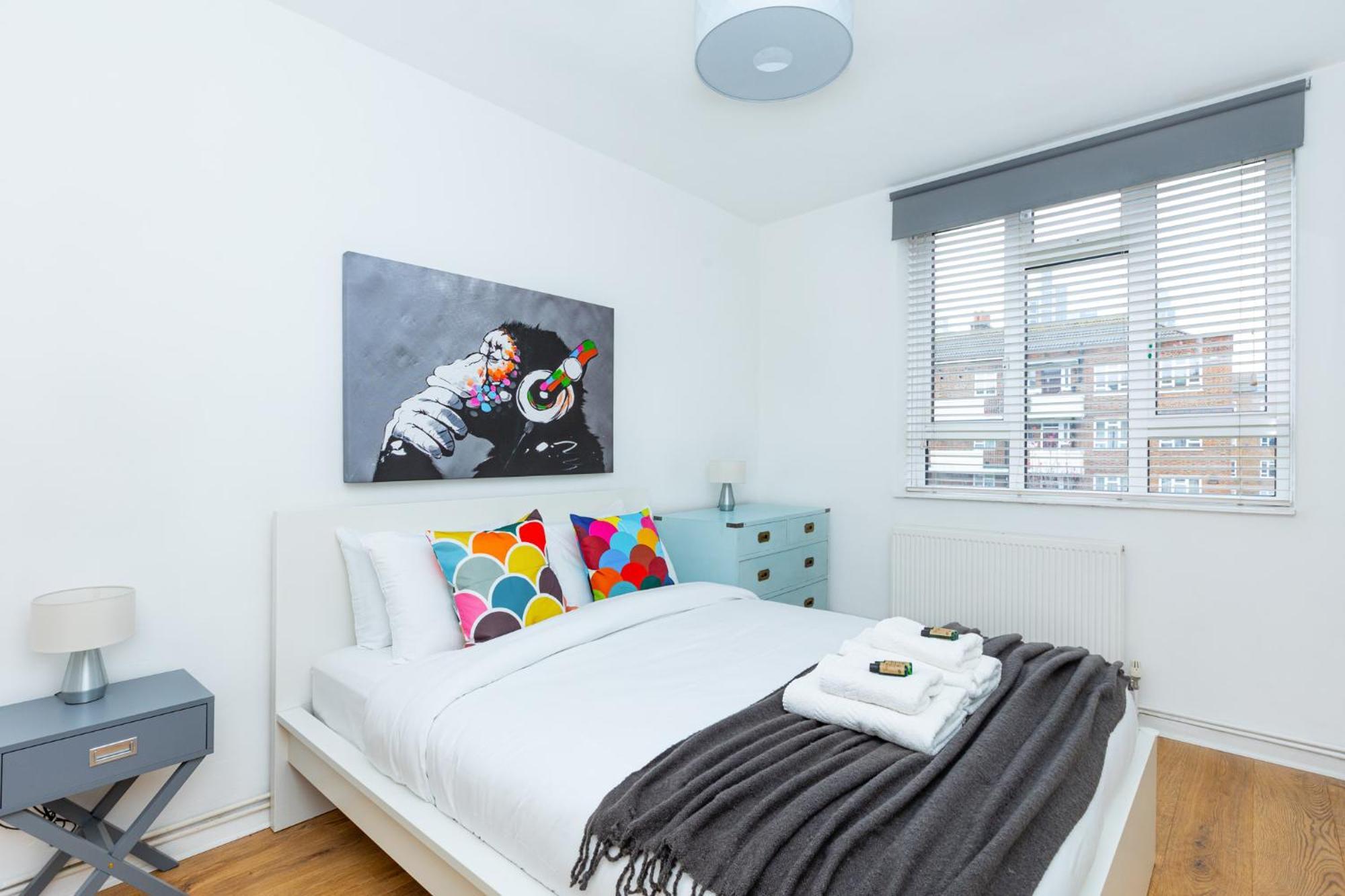 Bright Modern 1 Bedroom Flat, 5 Min To Vauxhall St Londra Dış mekan fotoğraf