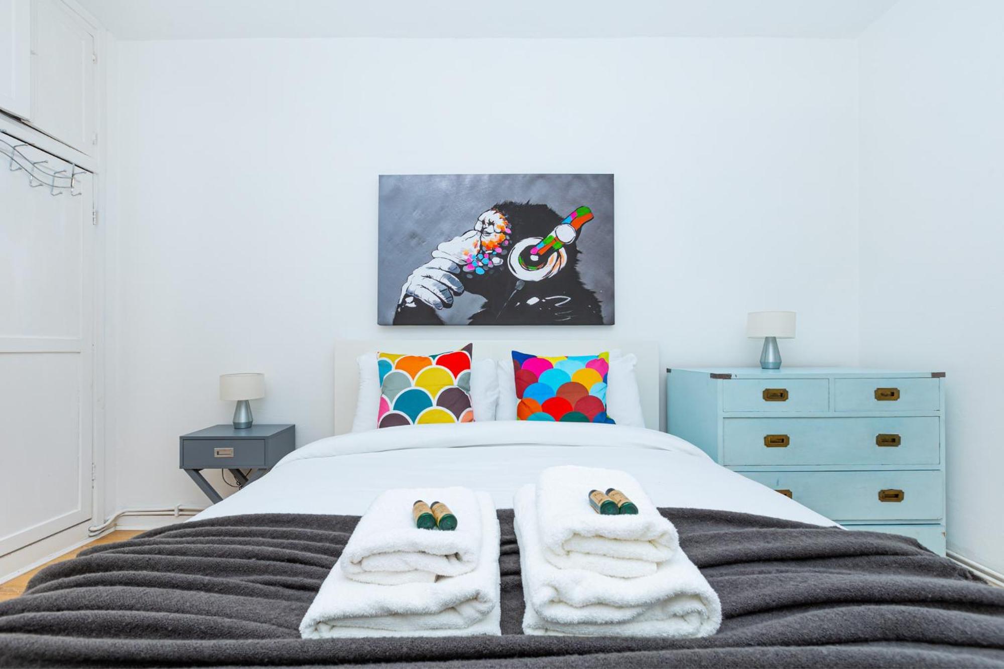 Bright Modern 1 Bedroom Flat, 5 Min To Vauxhall St Londra Dış mekan fotoğraf