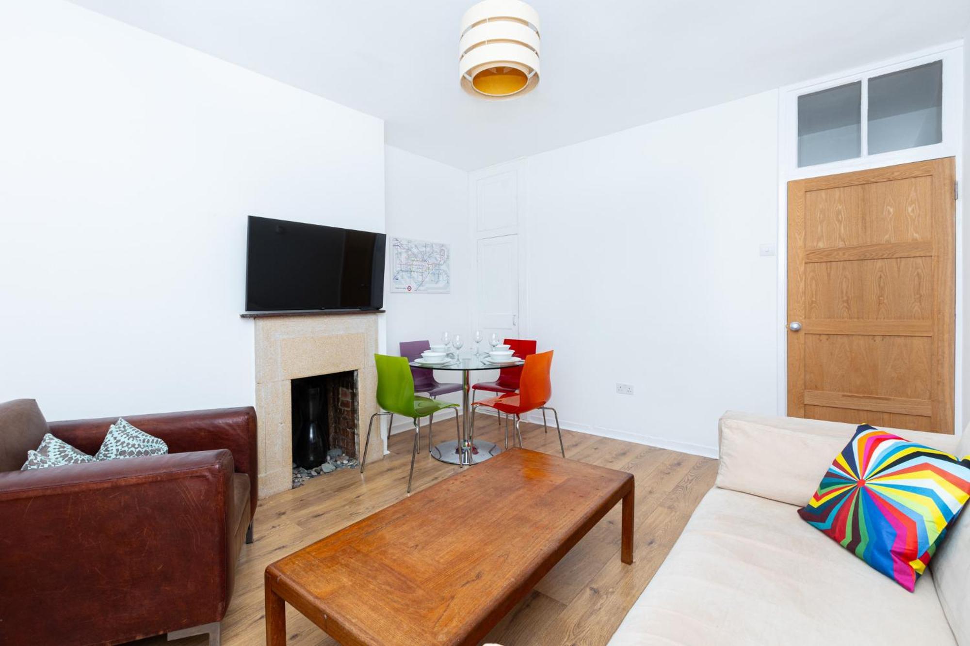 Bright Modern 1 Bedroom Flat, 5 Min To Vauxhall St Londra Dış mekan fotoğraf