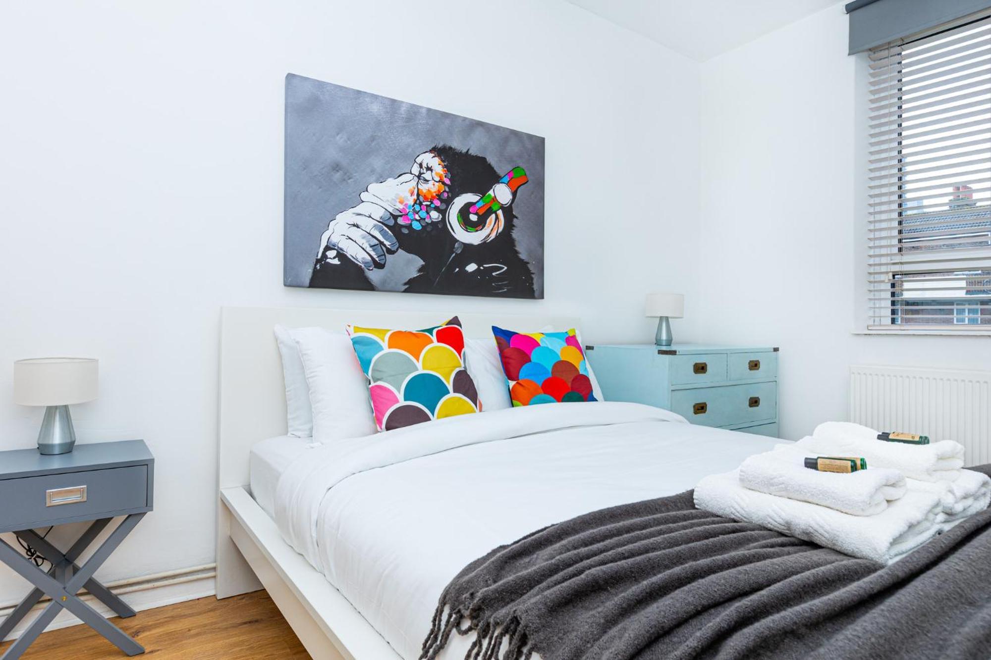 Bright Modern 1 Bedroom Flat, 5 Min To Vauxhall St Londra Dış mekan fotoğraf