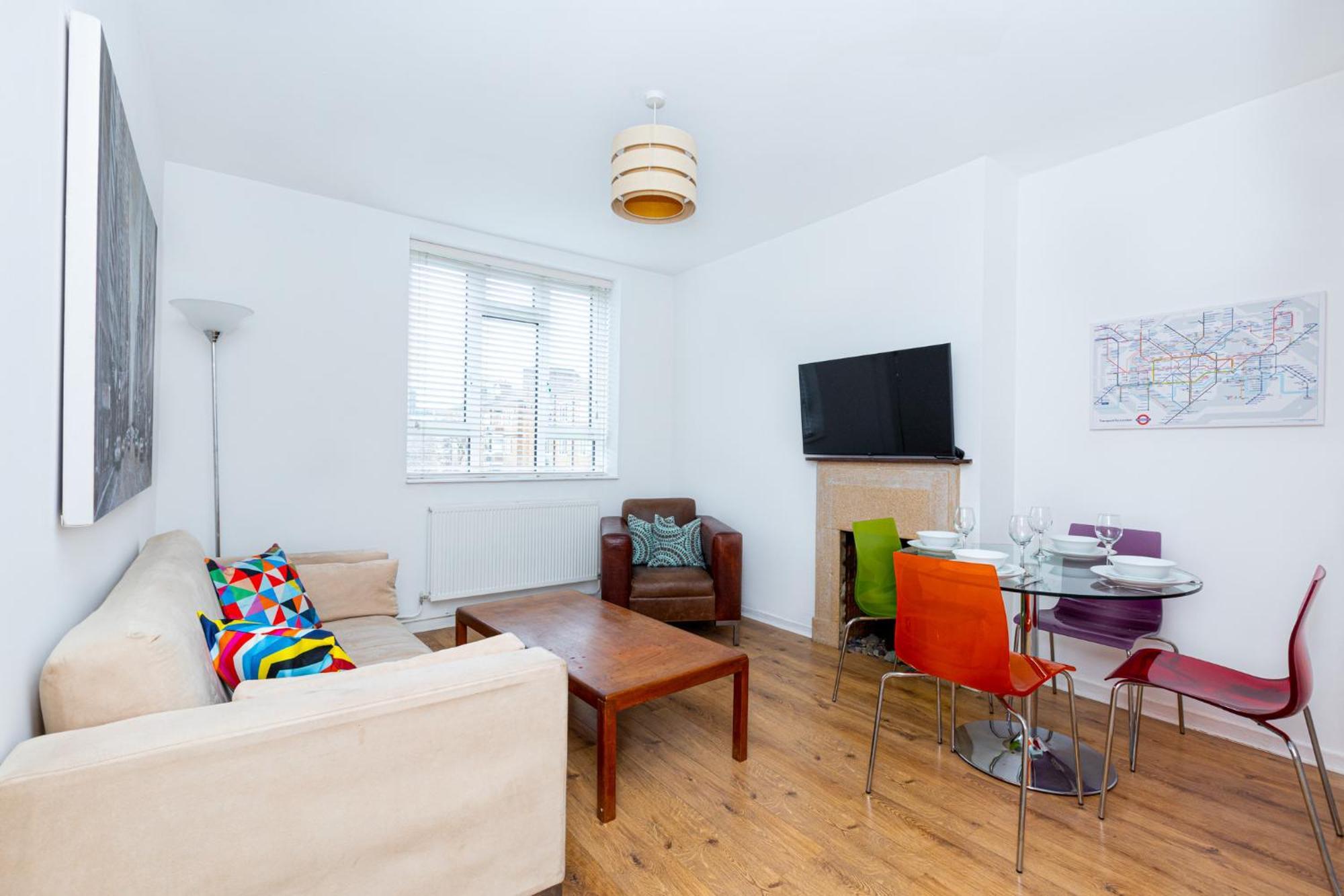 Bright Modern 1 Bedroom Flat, 5 Min To Vauxhall St Londra Dış mekan fotoğraf