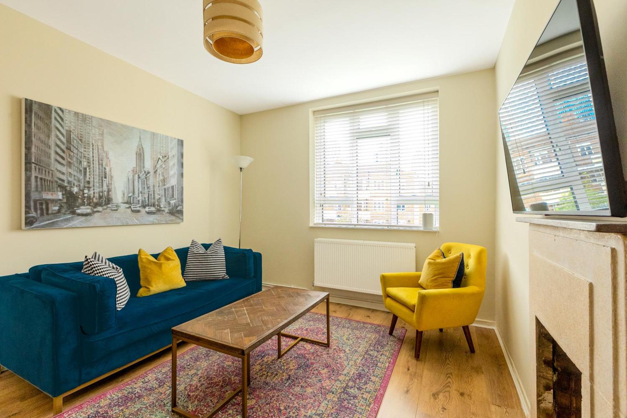 Bright Modern 1 Bedroom Flat, 5 Min To Vauxhall St Londra Dış mekan fotoğraf